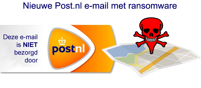 Let op: nieuwe Post.nl ransomware