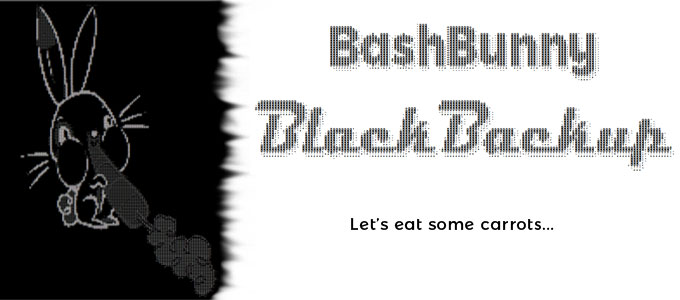 BlackBackup – Een BashBunny Payload