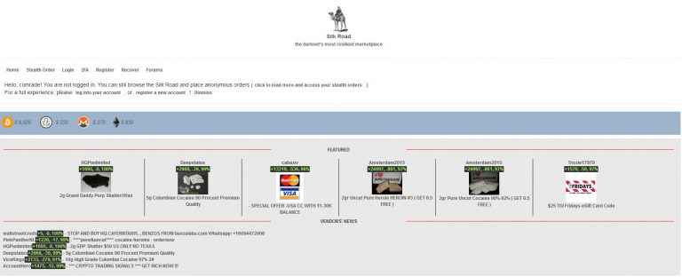 Darknet Gun Market