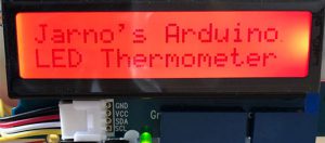 Arduino LCD Thermometer