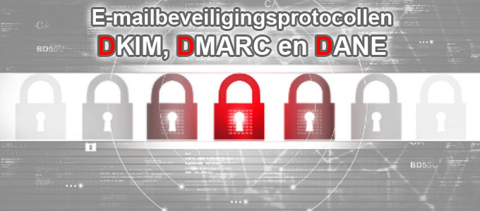 E-mailbeveiligingsprotocollen DKIM, DMARC en Dane