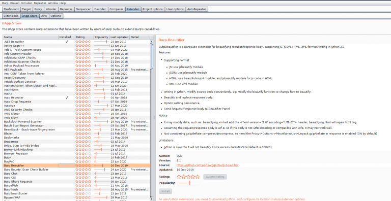 portswigger burp suite professional