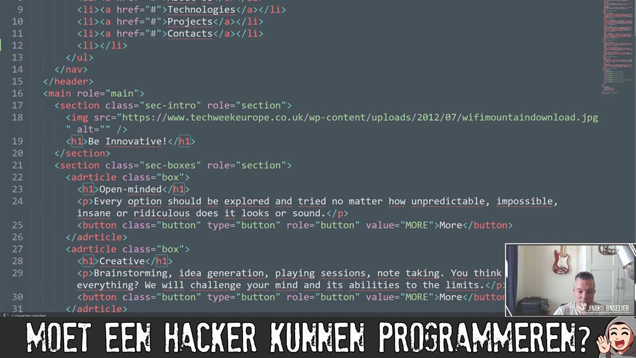 ED04 – Moet een Hacker kunnen Programmeren