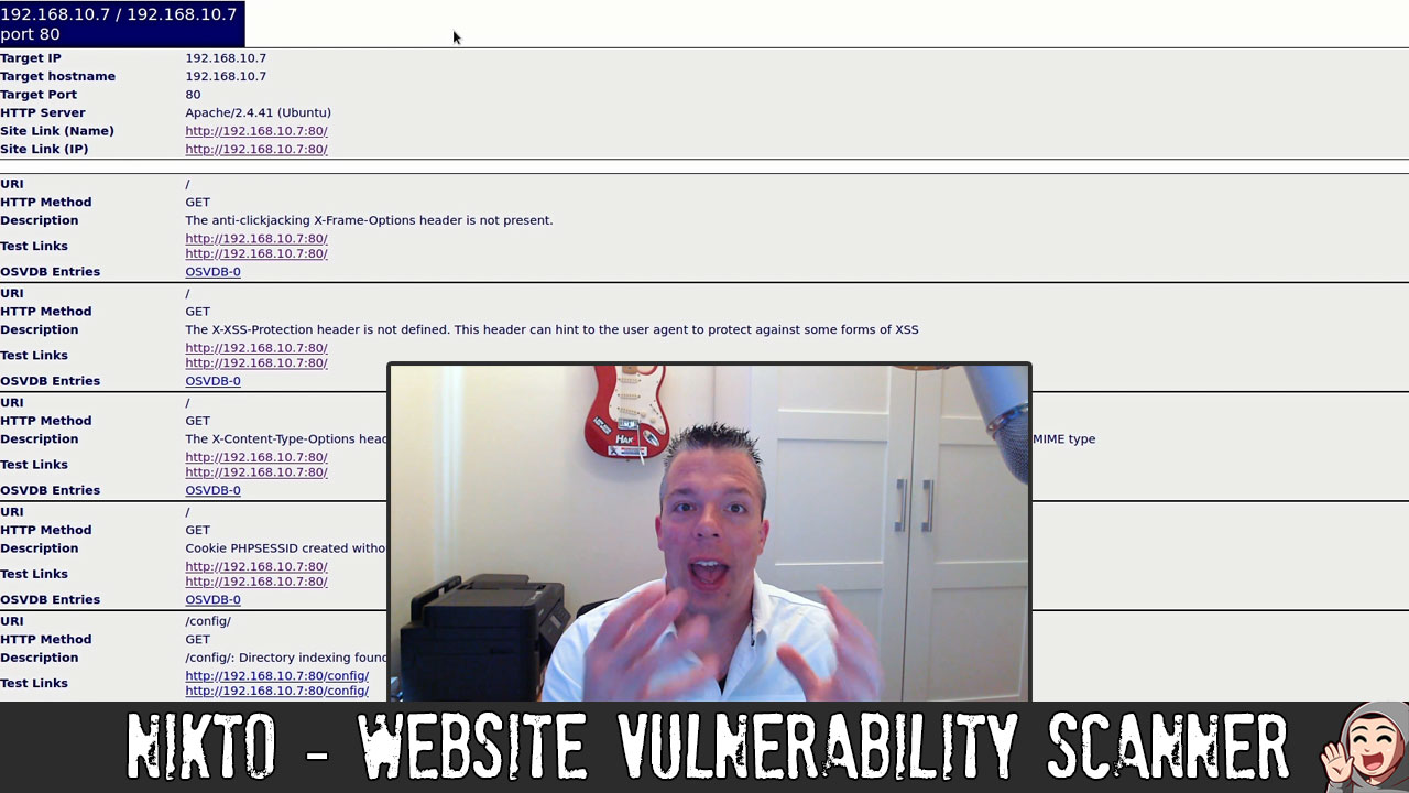 ED12 – Nikto – Website Vulnerability Scanner