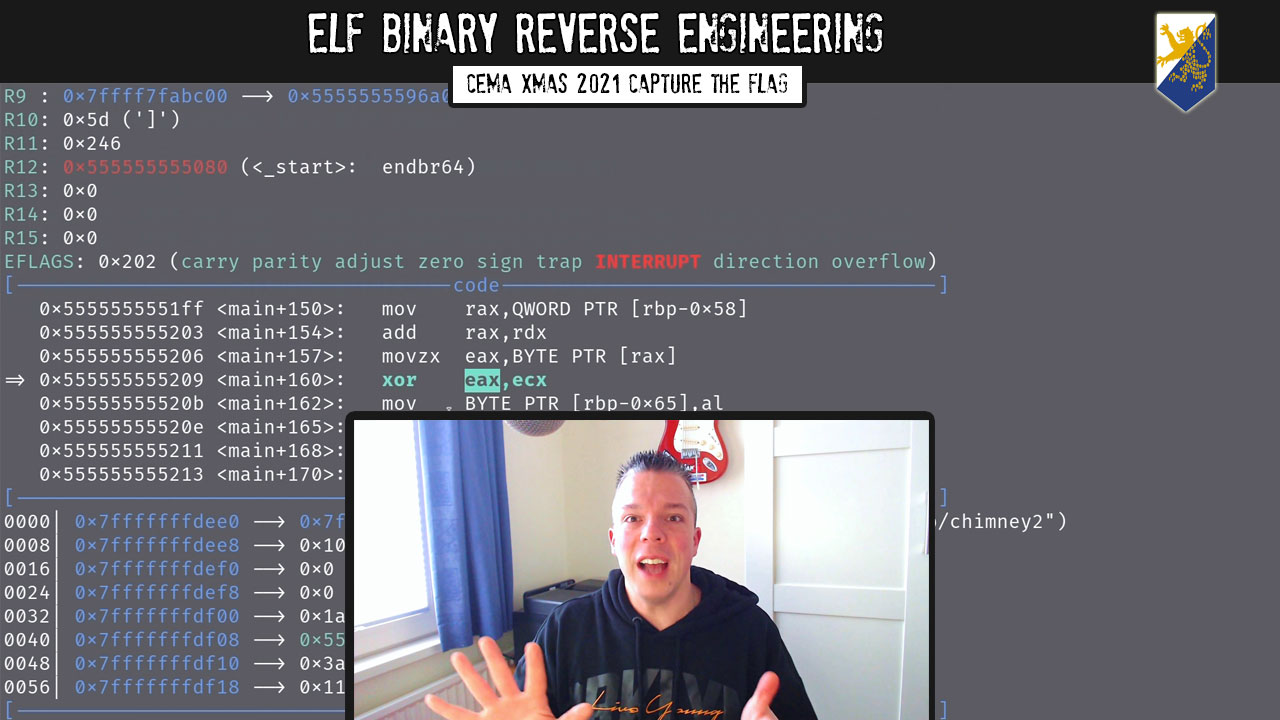 CEMA CTF 6/6 – ELF Binary Reverse Engineering
