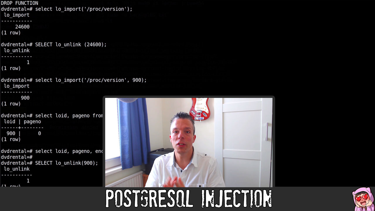 ED84 – PostgreSQL Injection