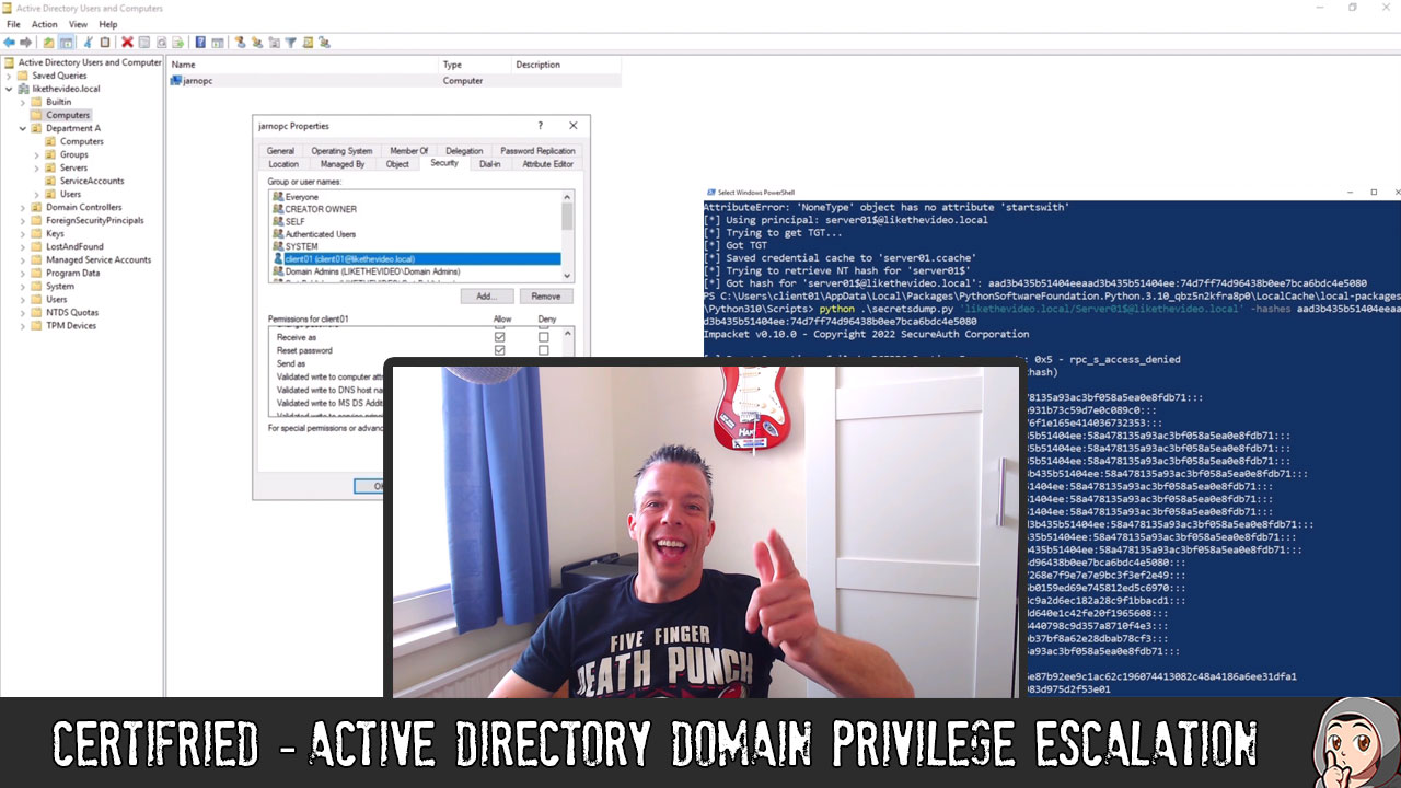 ED86 – Certifried – Active Directory Domain Privilege Escalation
