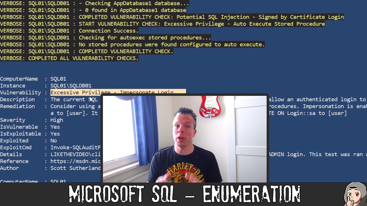ED76 – Microsoft SQL – Enumeration