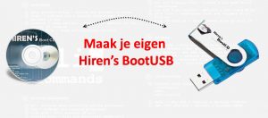 Bootable Hiren’s USB Drive maken
